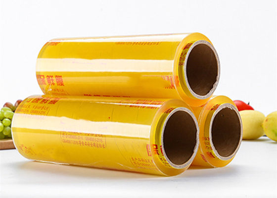 45cm 50cm Taze Gıda PVC Yapışkan Sargı Plastik Biyolojik Bozulur Film Gıda Paketleri İçin