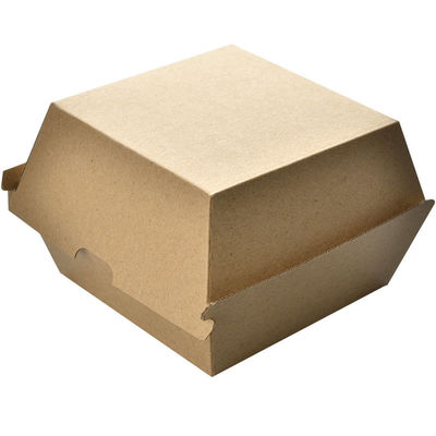 120 Derece Tek Kullanımlık Burger Kutuları Paketleme Burger Hamburger Paketleme Kutusu
