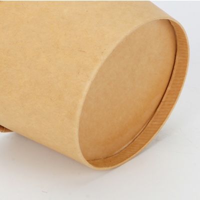 PLA Kaplamalı Tek Kullanımlık Biyobozunur Paket Servis Kapları Kraft Kağıt Çorba Kasesi 16oz 24oz
