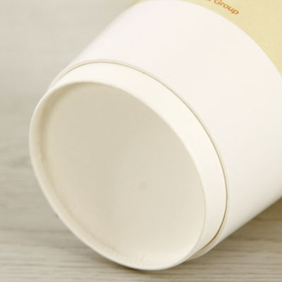 16 oz 500cc Tek kullanımlık beyaz kağıt kahve bardağı Çift katman kağıt bardağı